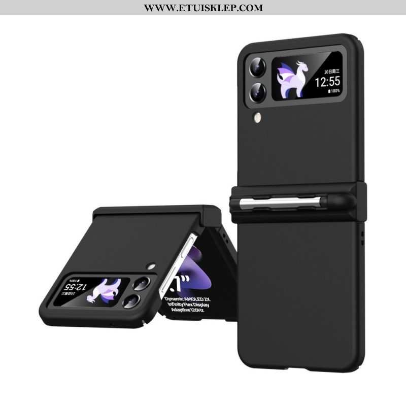 Etui do Samsung Galaxy Z Flip 4 Etui Folio Klasyka Z Rysikiem